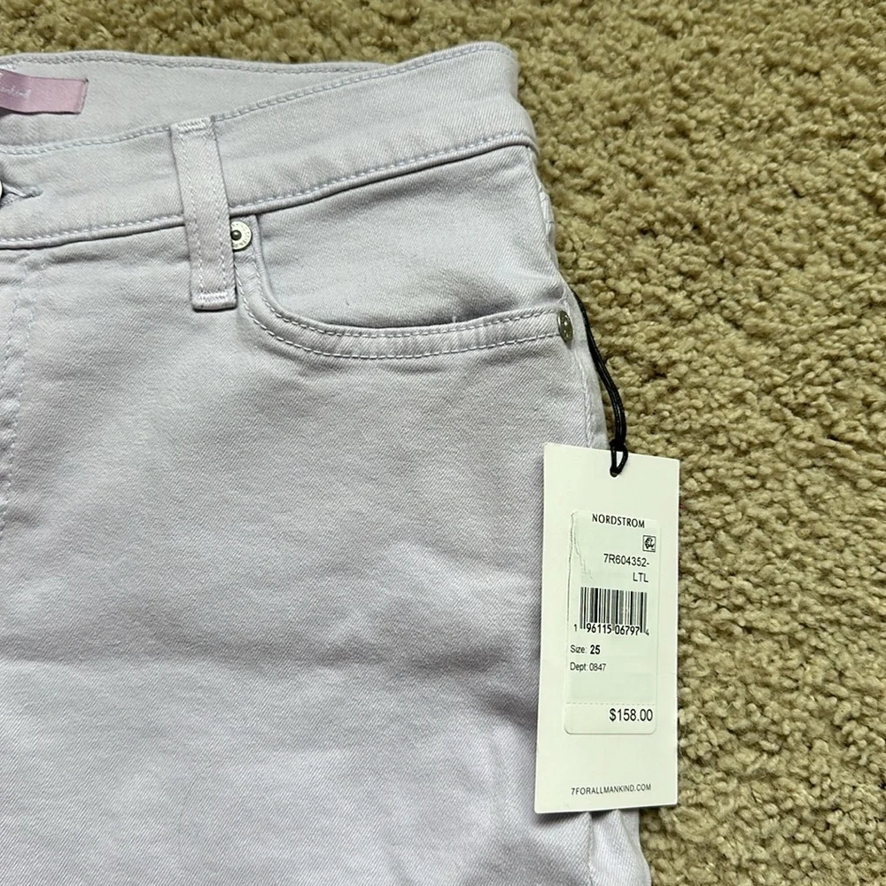 7 For All Mankind Lilac Shorts - Size 25